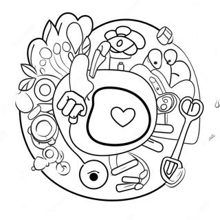 Colorful Healthcare Awareness Poster Coloring Page 23414-21470