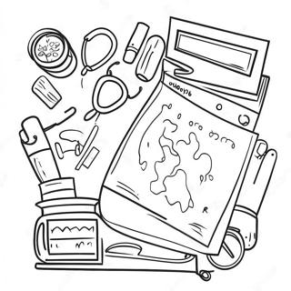 Colorful Healthcare Awareness Poster Coloring Page 23414-21471