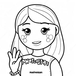 Self Esteem Positive Affirmation Coloring Page 23443-21491