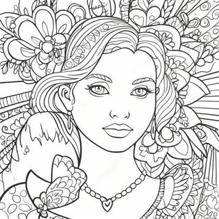 Empowering Self Love Affirmation Coloring Page 23444-21493