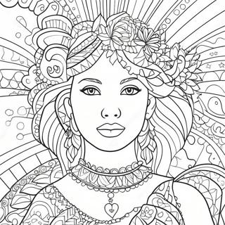 Empowering Self Love Affirmation Coloring Page 23444-21495