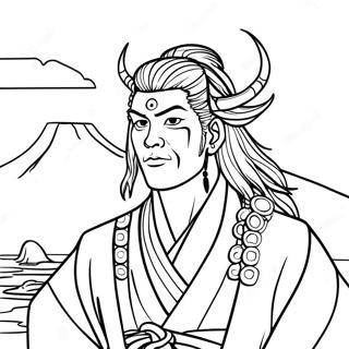 Tengen Uzui Coloring Page 23453-21499