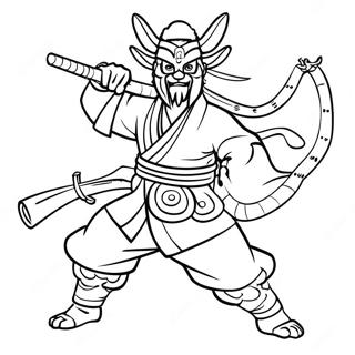 Tengen Uzui Coloring Page 23453-21670