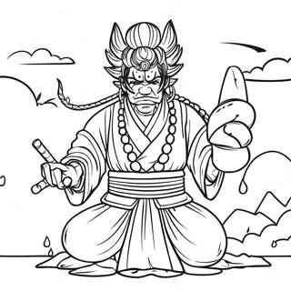 Tengen Uzui Coloring Page 23453-21671