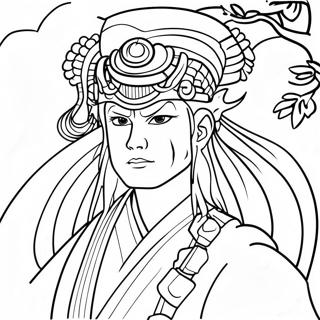 Tengen Uzui Coloring Page 23453-21672