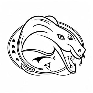 Broncos Logo Coloring Page 23463-21506