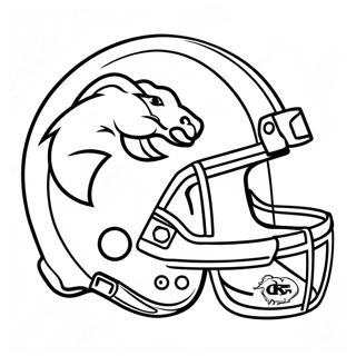 Broncos Logo Coloring Page 23463-21680