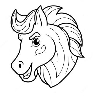 Broncos Mascot Coloring Page 23464-21511