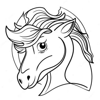 Broncos Mascot Coloring Page 23464-21512