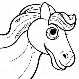 Broncos Mascot Coloring Page 23464-21681