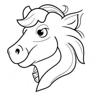 Broncos Mascot Coloring Page 23464-21682