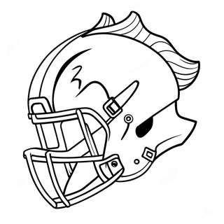 Broncos Mascot Coloring Page 23464-21683