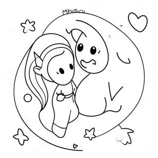 I Love You To The Moon And Back Coloring Page 23473-21515