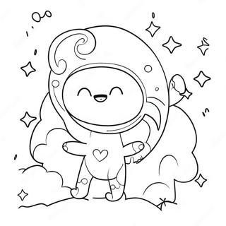 Whimsical I Love You To The Moon And Back Coloring Page 23474-21518