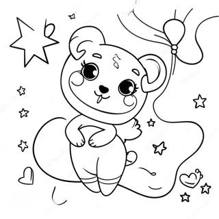 Whimsical I Love You To The Moon And Back Coloring Page 23474-21691