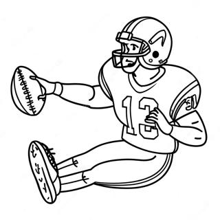 Aj Brown Catching A Football Coloring Page 23484-21699