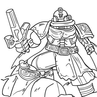 Warhammer 40k Coloring Page 23503-21709