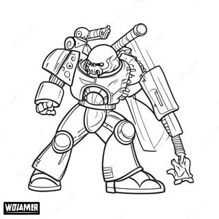 Warhammer 40k Coloring Page 23503-21710