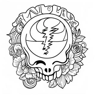 Grateful Dead Logo Coloring Page 23513-21547