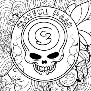 Grateful Dead Logo Coloring Page 23513-21548