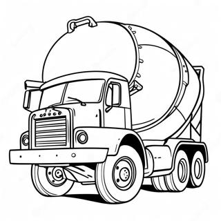 Cement Truck Coloring Page 23523-21725