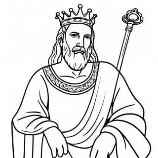 King David Coloring Page 23533-21562