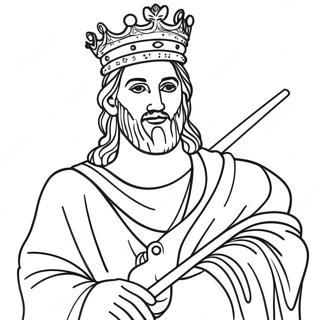 King David Coloring Page 23533-21564