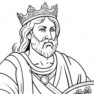 King David Coloring Page 23533-21733