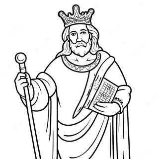 King David Coloring Page 23533-21735