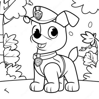 Paw Patrol Thanksgiving Coloring Pages