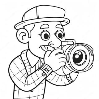 Funny Camera Man Skibidi Coloring Page 23574-21769