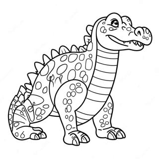 Crocodile Coloring Page 23613-21800