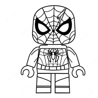 Lego Spiderman Coloring Page 2361-1932