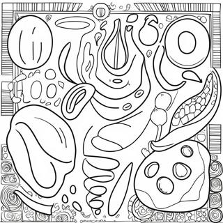 Body Parts Coloring Page 23623-21635