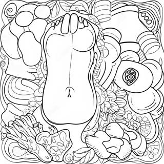 Body Parts Coloring Page 23623-21805