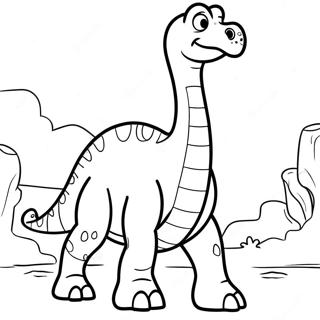 Brontosaurus Coloring Pages