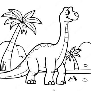 Brontosaurus Coloring Page 23633-21642