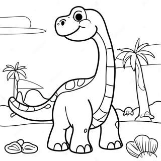 Brontosaurus Coloring Page 23633-21643