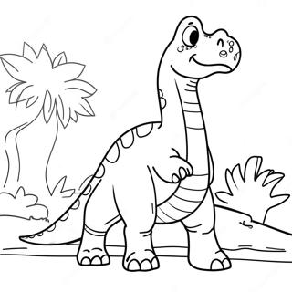 Brontosaurus Coloring Page 23633-21644