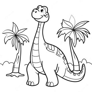 Brontosaurus Coloring Page 23633-21813