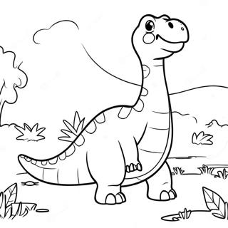 Brontosaurus Coloring Page 23633-21814