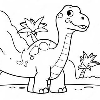 Brontosaurus Coloring Page 23633-21815