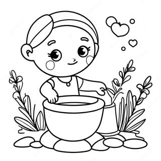 Little Charmers Lavender Coloring Page 23653-21830