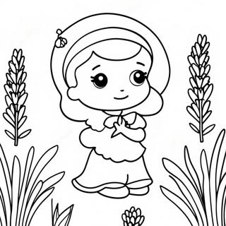 Little Charmers Lavender Coloring Page 23653-21831