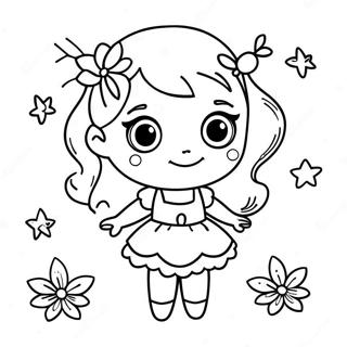 Cute Little Charmers Lavender Fairy Coloring Page 23654-21833