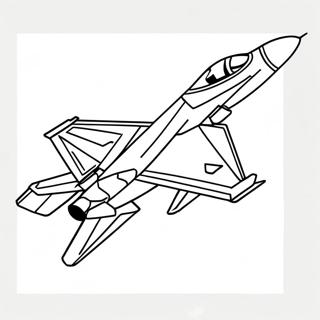 F18 Fighter Jet Coloring Page 23663-21838