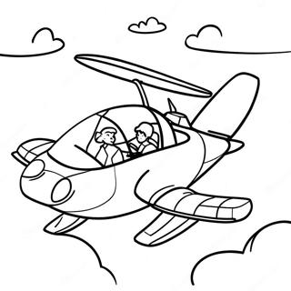 George Jetson Flying Car Coloring Page 23674-21851