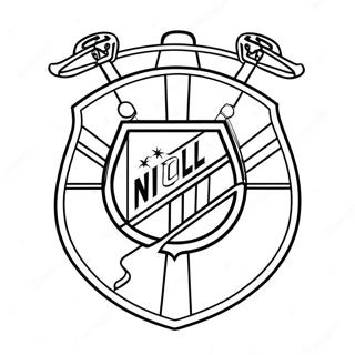 Nhl Logo Coloring Page 23683-21854