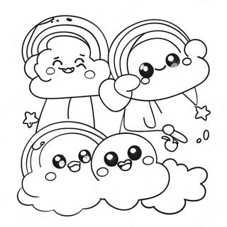 Colorful Rainbow Friends Lookies Coloring Page 23694-21867