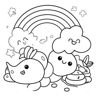 Colorful Rainbow Friends Lookies Coloring Page 23694-21868